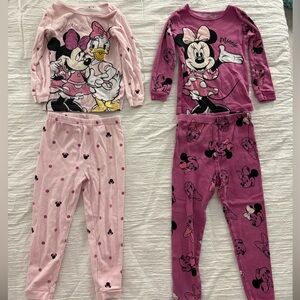 Disney Minnie Mouse Cream and Pink Top